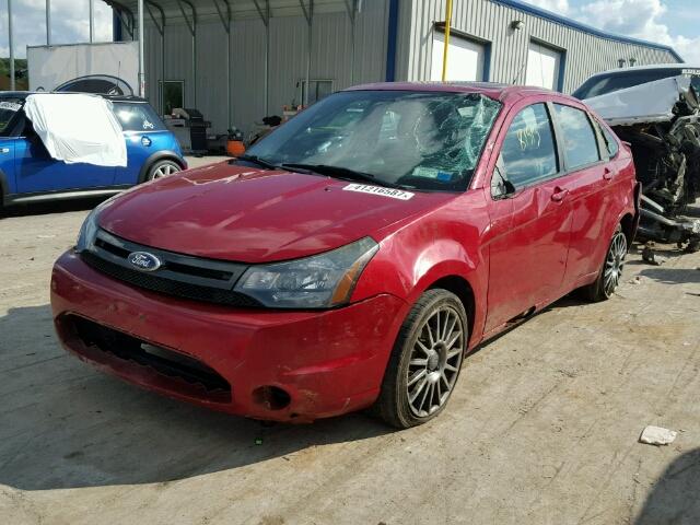 1FAHP3GN0BW118475 - 2011 FORD FOCUS SES RED photo 2