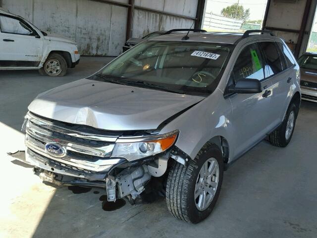 2FMDK3GC4BBB52650 - 2011 FORD EDGE SILVER photo 2