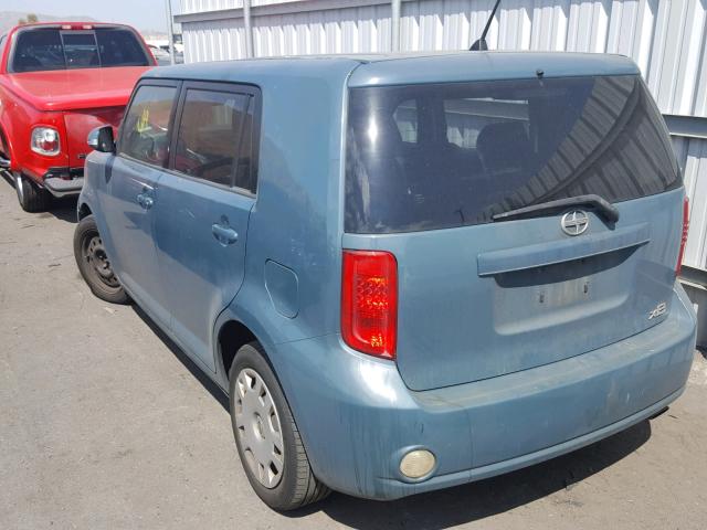 JTLKE50E481060411 - 2008 TOYOTA SCION XB Теңіз көгі фото 3