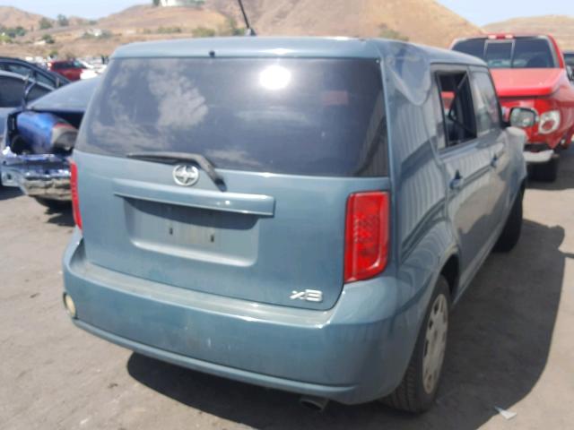 JTLKE50E481060411 - 2008 TOYOTA SCION XB Теңіз көгі фото 4