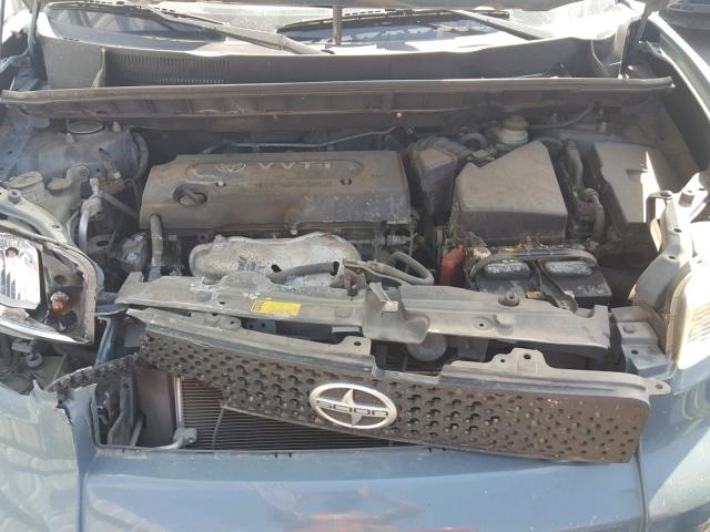 JTLKE50E481060411 - 2008 TOYOTA SCION XB Теңіз көгі фото 7