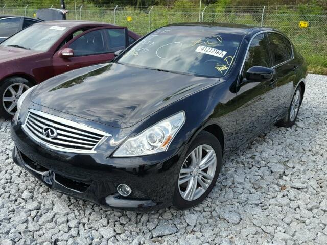 JN1CV6AP0CM936049 - 2012 INFINITI G37 BLACK photo 2