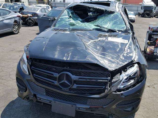 4JGDA5JB1HA834260 - 2017 MERCEDES-BENZ GLE 350 BLACK photo 9