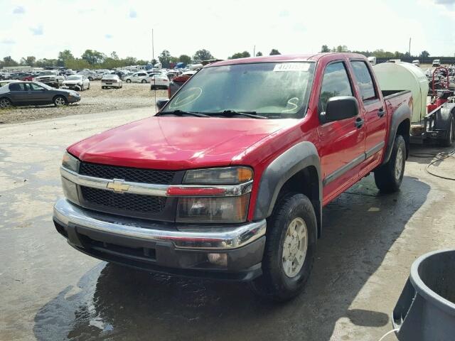 1GCDS13EX78159547 - 2007 CHEVROLET COLORADO RED photo 2