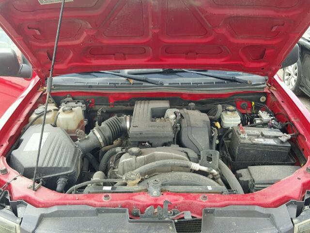 1GCDS13EX78159547 - 2007 CHEVROLET COLORADO RED photo 7