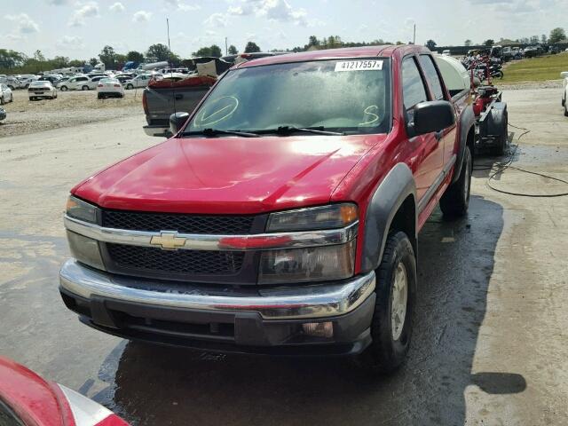 1GCDS13EX78159547 - 2007 CHEVROLET COLORADO RED photo 9