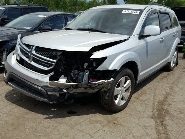 3D4PG1FG3BT547549 - 2011 DODGE JOURNEY MA SILVER photo 2