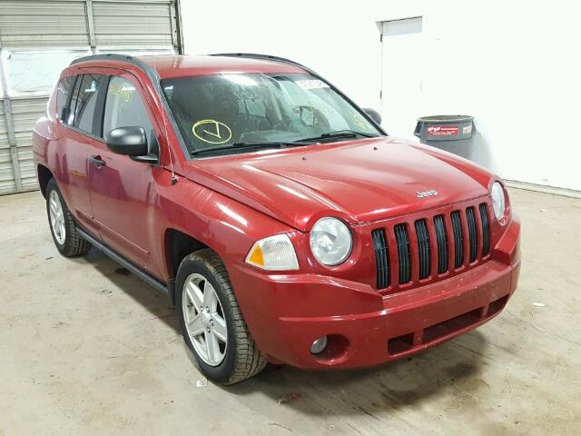 1J8FT47W58D522302 - 2008 JEEP COMPASS SP RED photo 1