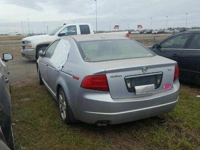 19UUA66244A045325 - 2004 ACURA TL SILVER photo 3