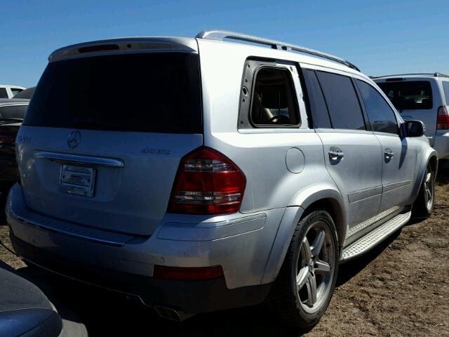 4JGBF86E48A359040 - 2008 MERCEDES-BENZ GL SILVER photo 4