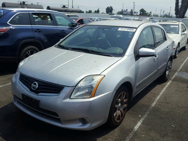 3N1AB6AP5CL666973 - 2012 NISSAN SENTRA 2.0 SILVER photo 2