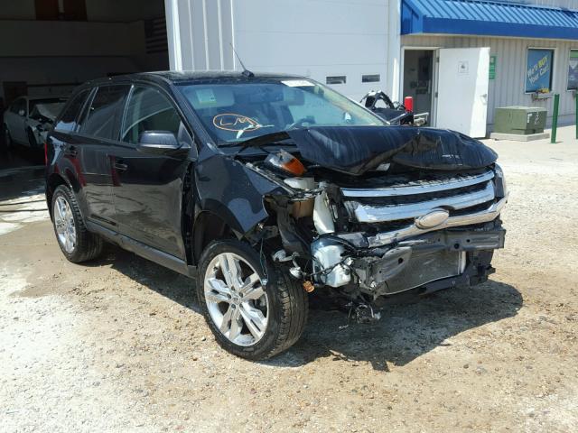 2FMDK3JC0DBC22172 - 2013 FORD EDGE SEL BLACK photo 1