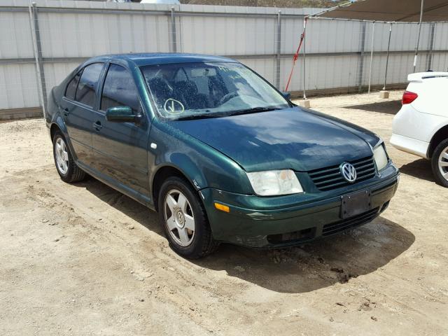 3VWSK69M52M114472 - 2002 VOLKSWAGEN JETTA GLS GREEN photo 1