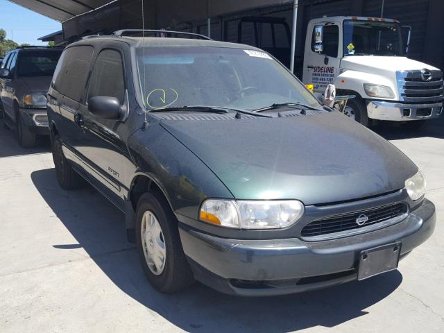 4N2XN11T2YD832777 - 2000 NISSAN QUEST SE GREEN photo 1