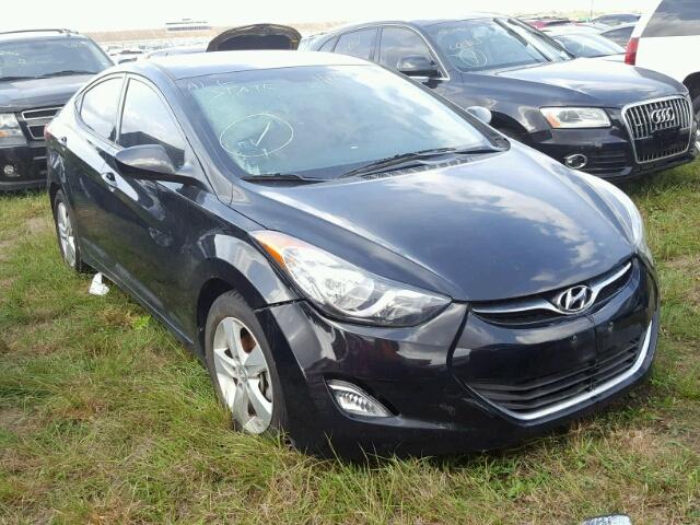 5NPDH4AE1DH310730 - 2013 HYUNDAI ELANTRA GL BLACK photo 1