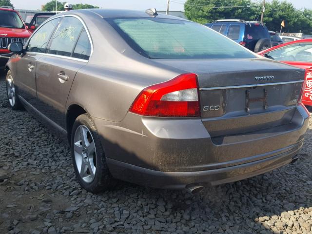 YV1AH992581061107 - 2008 VOLVO S80 T6 TUR GRAY photo 3