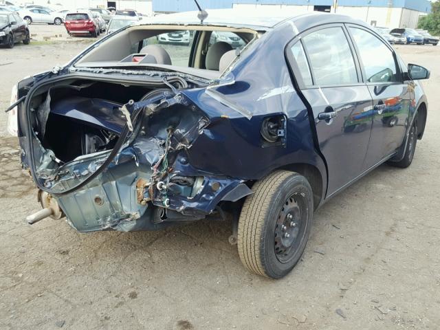 3N1AB61E39L643876 - 2009 NISSAN SENTRA 2.0 BLUE photo 4