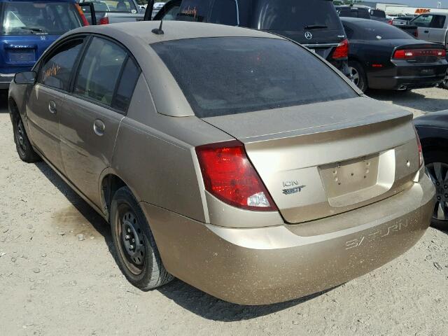 1G8AJ55F37Z165987 - 2007 SATURN ION LEVEL GOLD photo 3