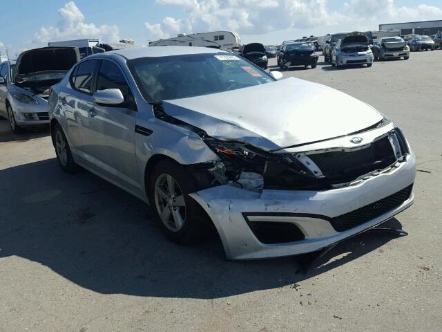 5XXGM4A75EG279926 - 2014 KIA OPTIMA SILVER photo 1