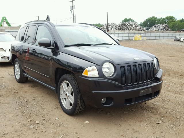 1J8FT47W58D780920 - 2008 JEEP COMPASS SP BLACK photo 1