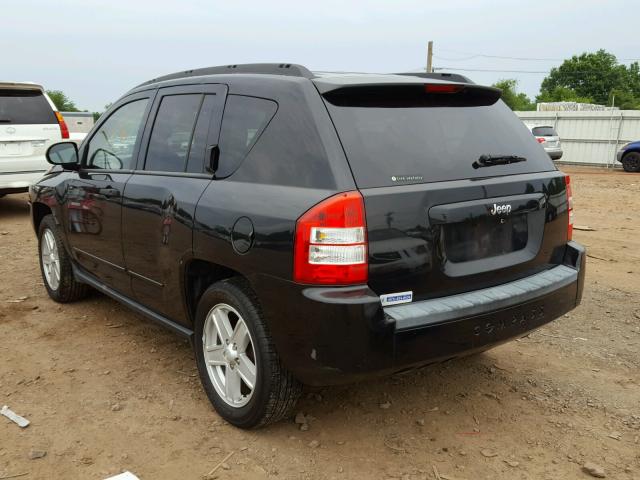 1J8FT47W58D780920 - 2008 JEEP COMPASS SP BLACK photo 3