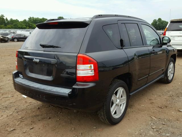 1J8FT47W58D780920 - 2008 JEEP COMPASS SP BLACK photo 4
