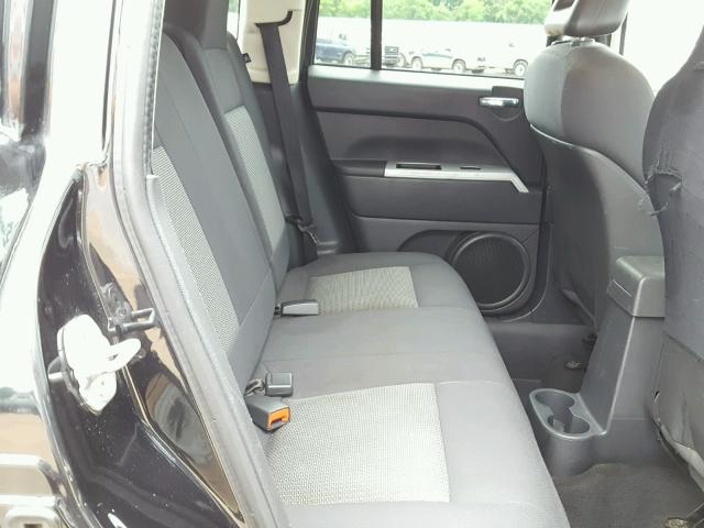 1J8FT47W58D780920 - 2008 JEEP COMPASS SP BLACK photo 6