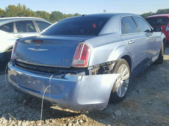 2C3CA6CT1BH581112 - 2011 CHRYSLER 300C BLUE photo 4