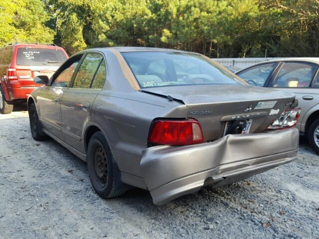 4A3AA46G62E050238 - 2002 MITSUBISHI GALANT ES TAN photo 3