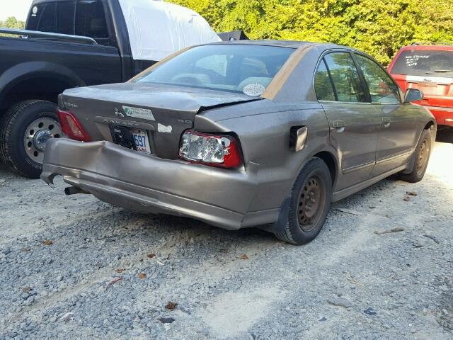 4A3AA46G62E050238 - 2002 MITSUBISHI GALANT ES TAN photo 4