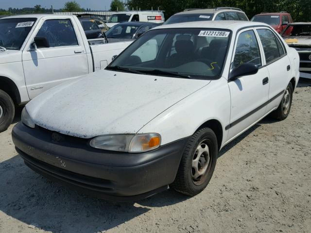 1Y1SK5285YZ430144 - 2000 CHEVROLET GEO PRIZM 白色 照片 2