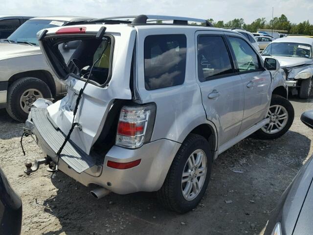 4M2CU87G39KJ23063 - 2009 MERCURY MARINER PR SILVER photo 4