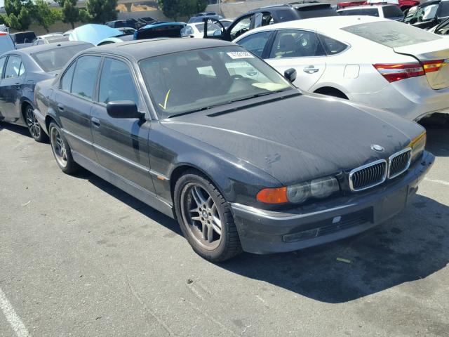 WBAGG8344YDN80975 - 2000 BMW 740 I AUTO BLACK photo 1