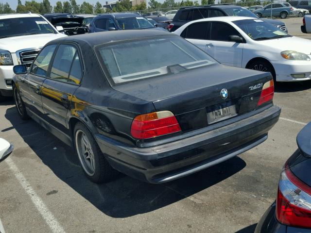 WBAGG8344YDN80975 - 2000 BMW 740 I AUTO BLACK photo 3