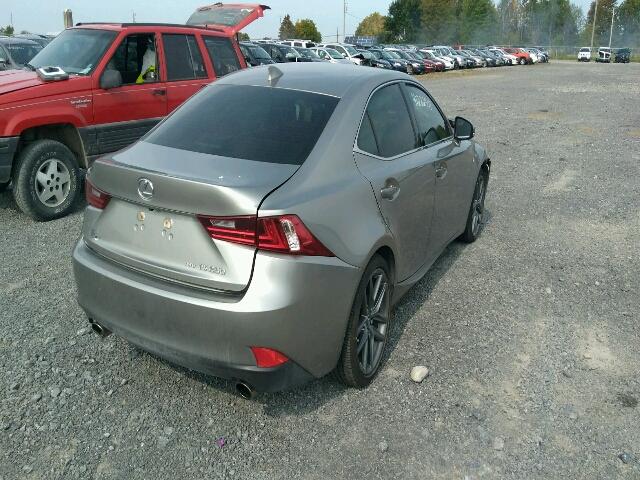 JTHCF1D29E5012833 - 2014 LEXUS IS 250 GRAY photo 4