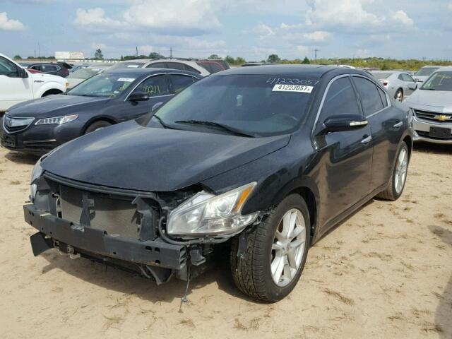 1N4AA51E79C823468 - 2009 NISSAN MAXIMA S BLACK photo 2