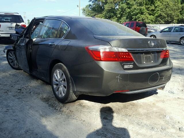 1HGCR2F88FA086996 - 2015 HONDA ACCORD EXL GRAY photo 3