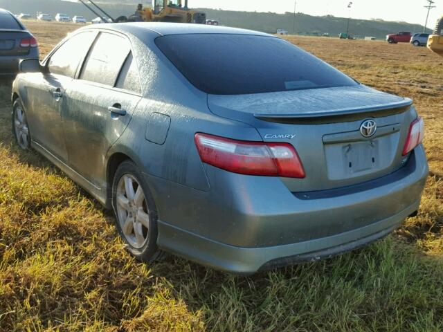 4T1BE46K57U574554 - 2007 TOYOTA CAMRY NEW GREEN photo 3