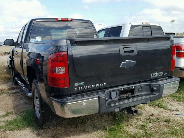 1GCSCSE09AZ119182 - 2010 CHEVROLET SILVERADO BLACK photo 3