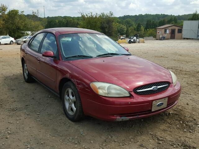 1FAFP55UX1A221590 - 2001 FORD TAURUS SES RED photo 1