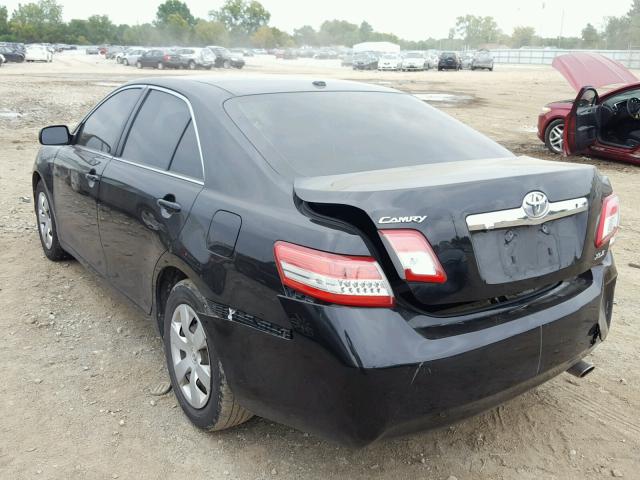 4T4BF3EK0BR102379 - 2011 TOYOTA CAMRY BASE BLACK photo 3