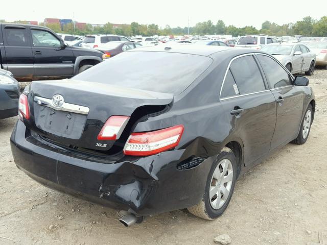 4T4BF3EK0BR102379 - 2011 TOYOTA CAMRY BASE BLACK photo 4