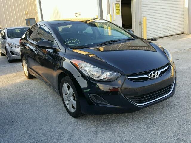 KMHDH4AE7DU784750 - 2013 HYUNDAI ELANTRA GL BLACK photo 1