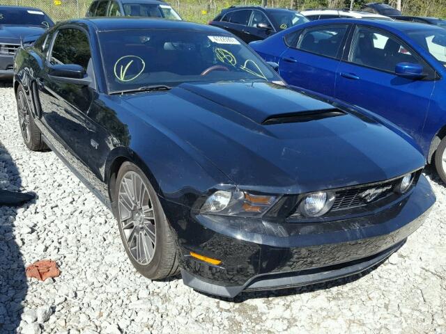 1ZVBP8CH0A5124291 - 2010 FORD MUSTANG BLACK photo 1