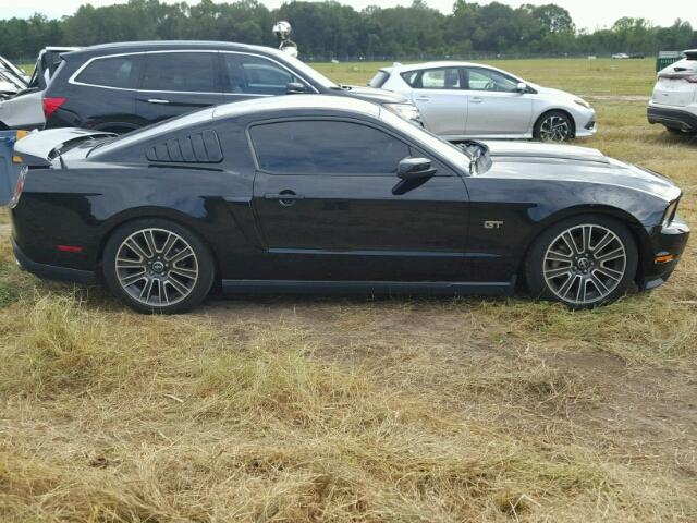 1ZVBP8CH0A5124291 - 2010 FORD MUSTANG BLACK photo 9