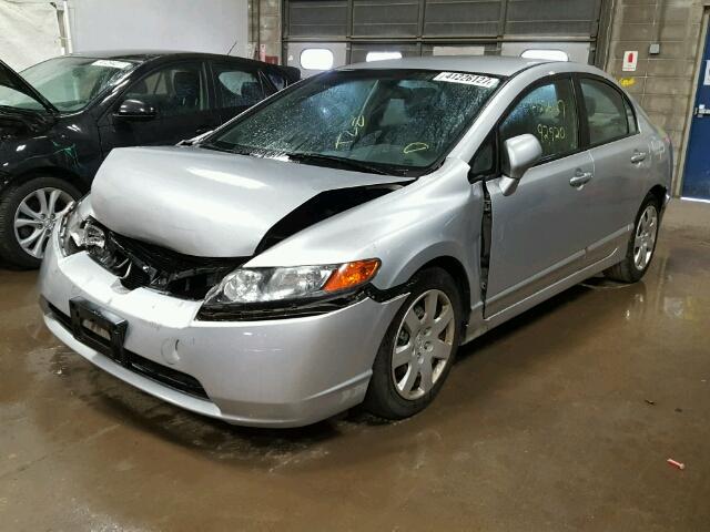 1HGFA16547L120104 - 2007 HONDA CIVIC SILVER photo 2