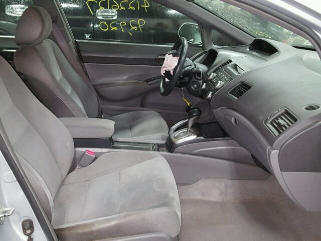 1HGFA16547L120104 - 2007 HONDA CIVIC SILVER photo 5