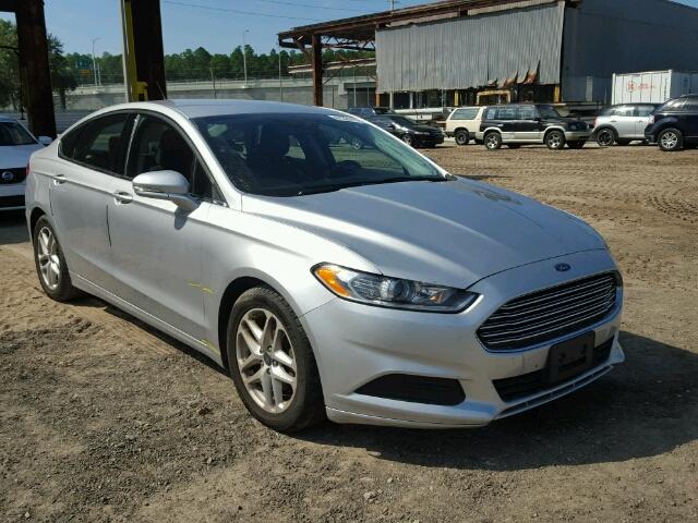 3FA6P0H71GR152568 - 2016 FORD FUSION SE SILVER photo 1