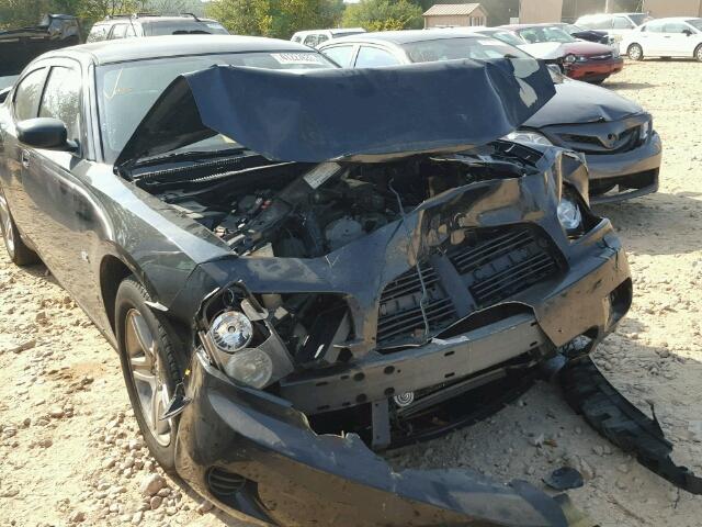 2B3KA43GX8H228439 - 2008 DODGE CHARGER BLACK photo 9