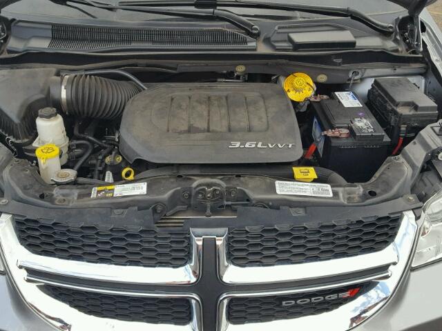 2C4RDGCG2ER320950 - 2014 DODGE GRAND CARA SILVER photo 7